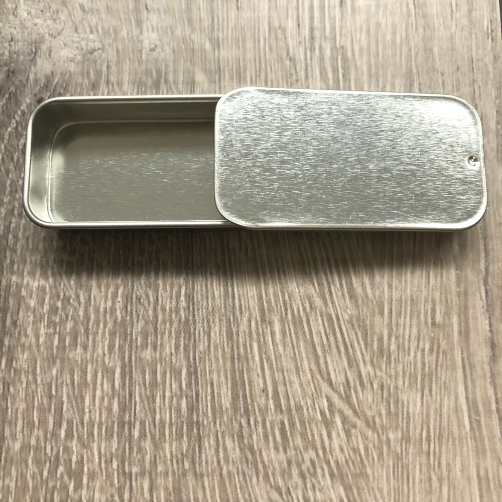 20 Empty Slide Top 1/4oz 0.25 Rectangular Containers Lip balm,Pill,Craft Storage